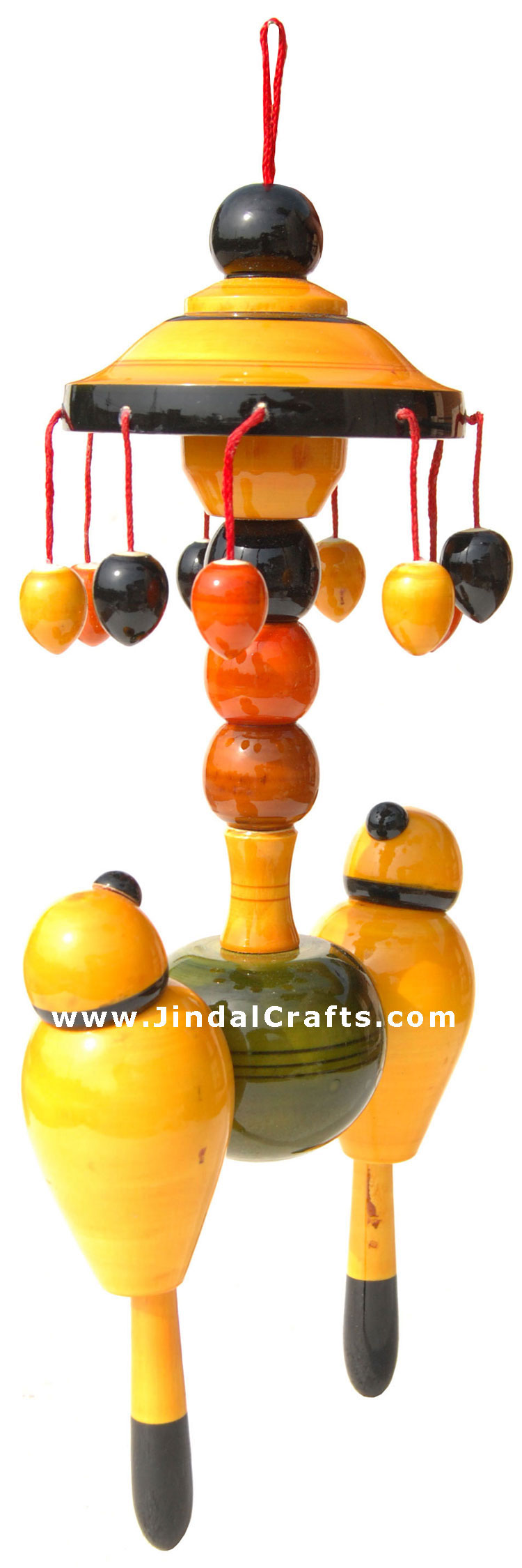Handmade Handpainted Wooden Toy India Art