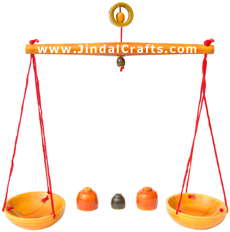 Handmade Handpainted Wooden Toy India Art