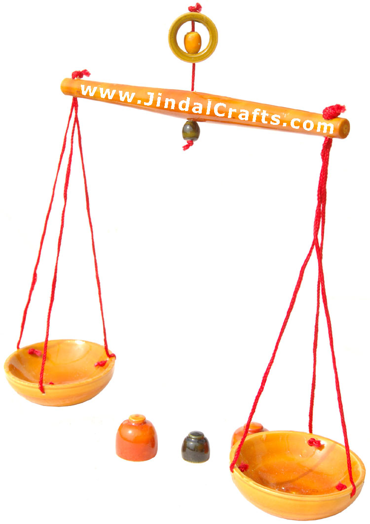 Handmade Handpainted Wooden Toy India Art