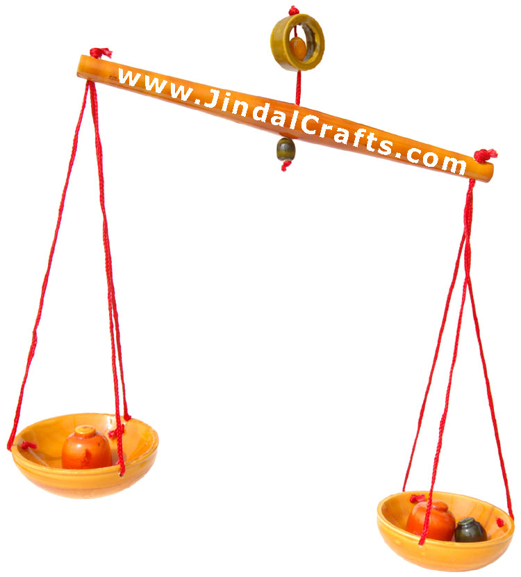 Handmade Handpainted Wooden Toy India Art