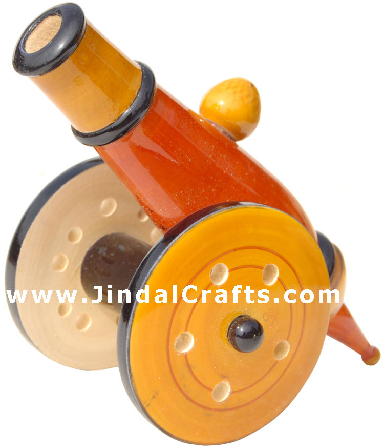 Handmade Handpainted Wooden Toy India Art