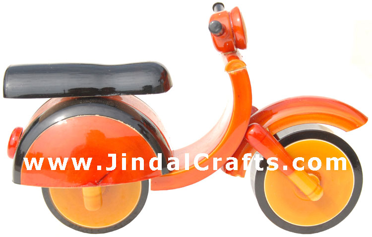 Handmade Handpainted Wooden Toy India Art