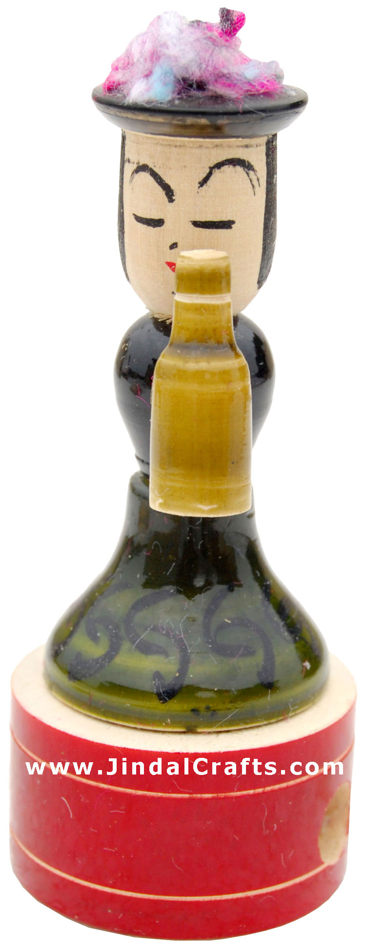 Handmade Handpainted Wooden Sharpner India Art