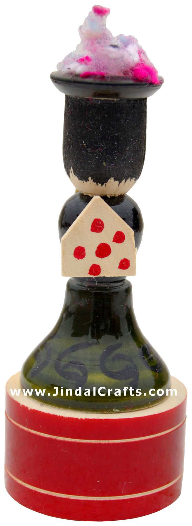 Handmade Handpainted Wooden Sharpner India Art