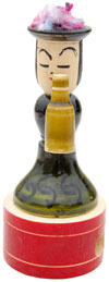 Handmade Handpainted Wooden Sharpner India Art