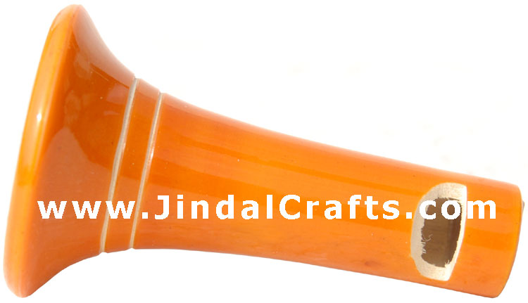 Handmade Handpainted Wooden Whistle Toy India Art