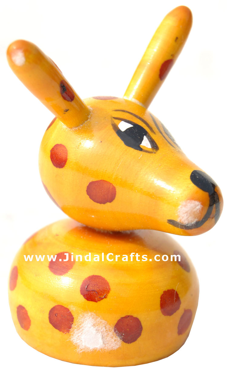 Handmade Handpainted Wooden Pencil Sharpner India Art