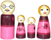 Handmade Hand Painted Wooden Home Decorative Family Figure Handicrafts Artifact