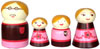 Handmade Hand Painted Wooden Home Decorative Family Figure Handicrafts Artifact
