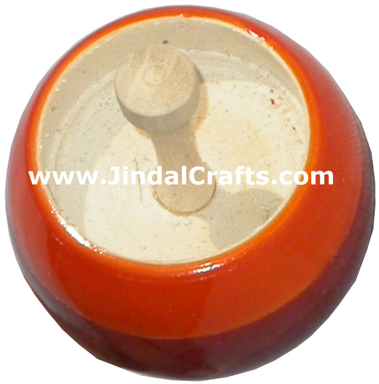 Magic Top Vegerable Color based Wooden Spin Top Craftss