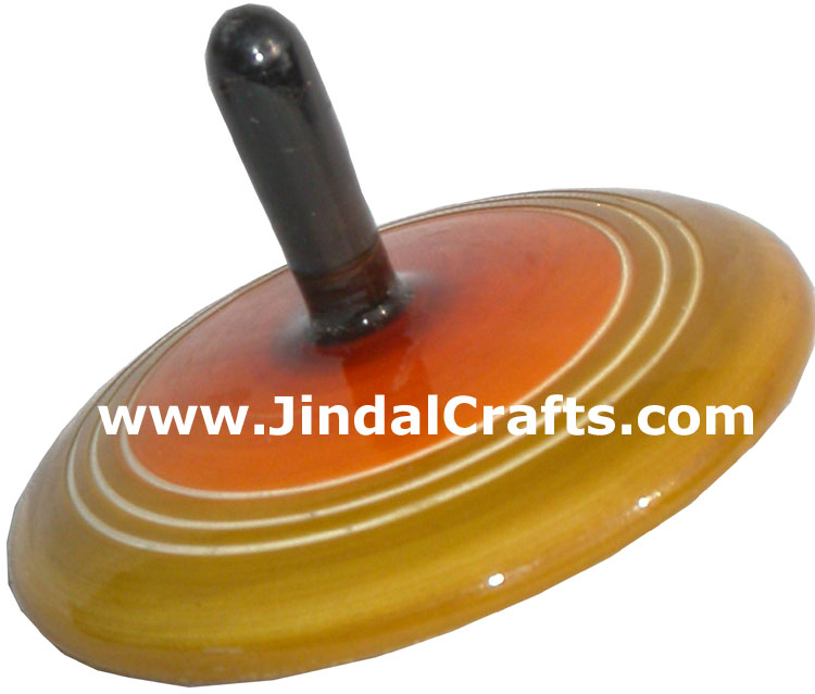 Spin Top Vegetable Color based Wooden Hand Crafted Arts