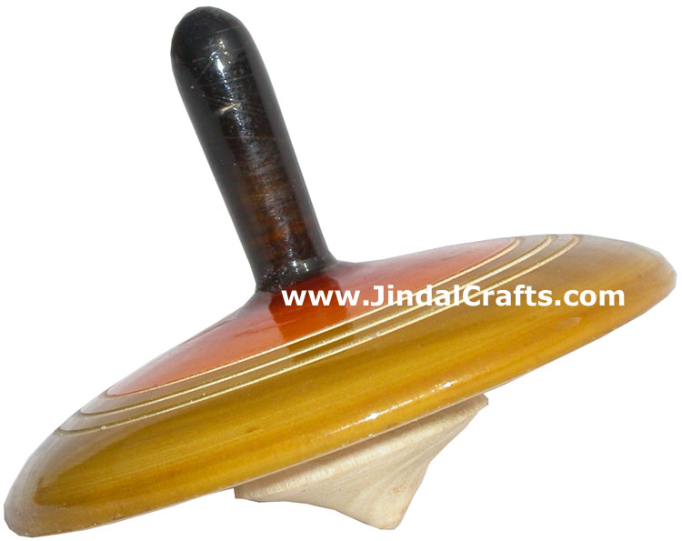 Spin Top Vegetable Color based Wooden Hand Crafted Arts