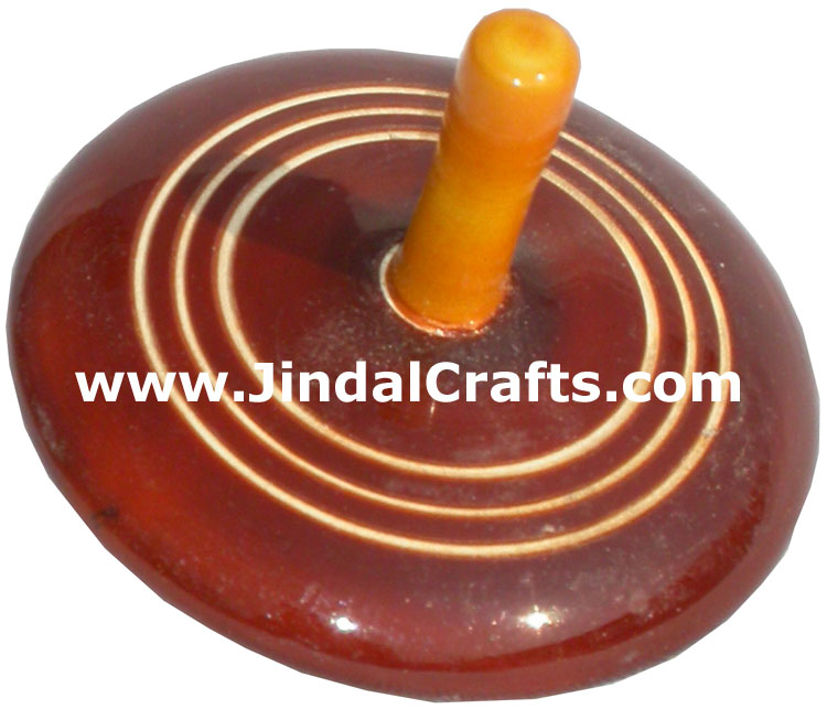 Spin Top Vegetable Color based Wooden Hand Crafted Arts