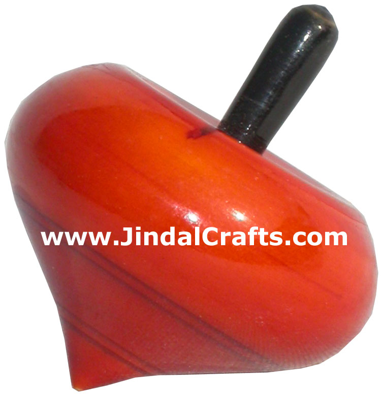 Spin Top Vegetable Color based Wooden Hand Crafted Arts