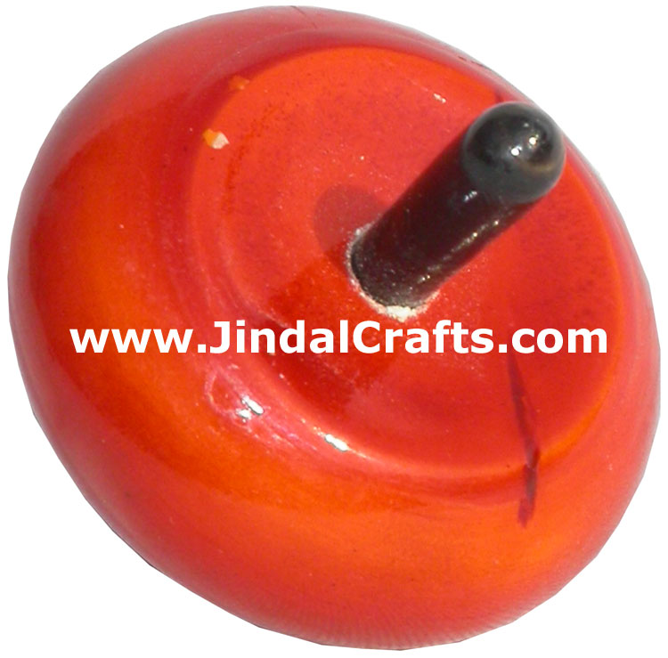 Spin Top Vegetable Color based Wooden Hand Crafted Arts