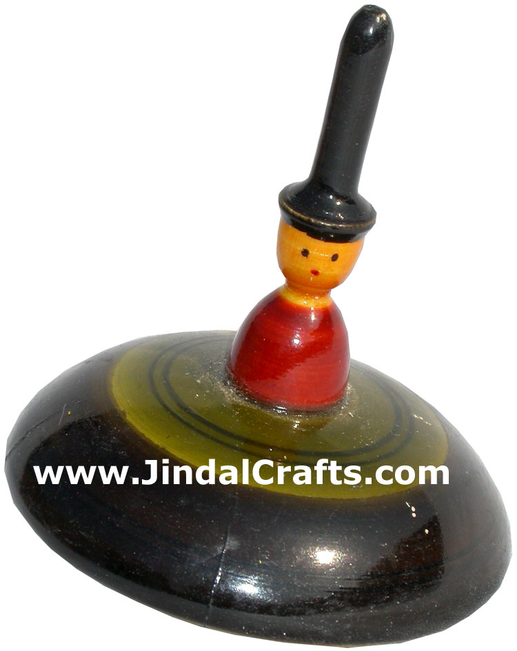 Spin Top Vegetable Color based Wooden Hand Crafted Arts