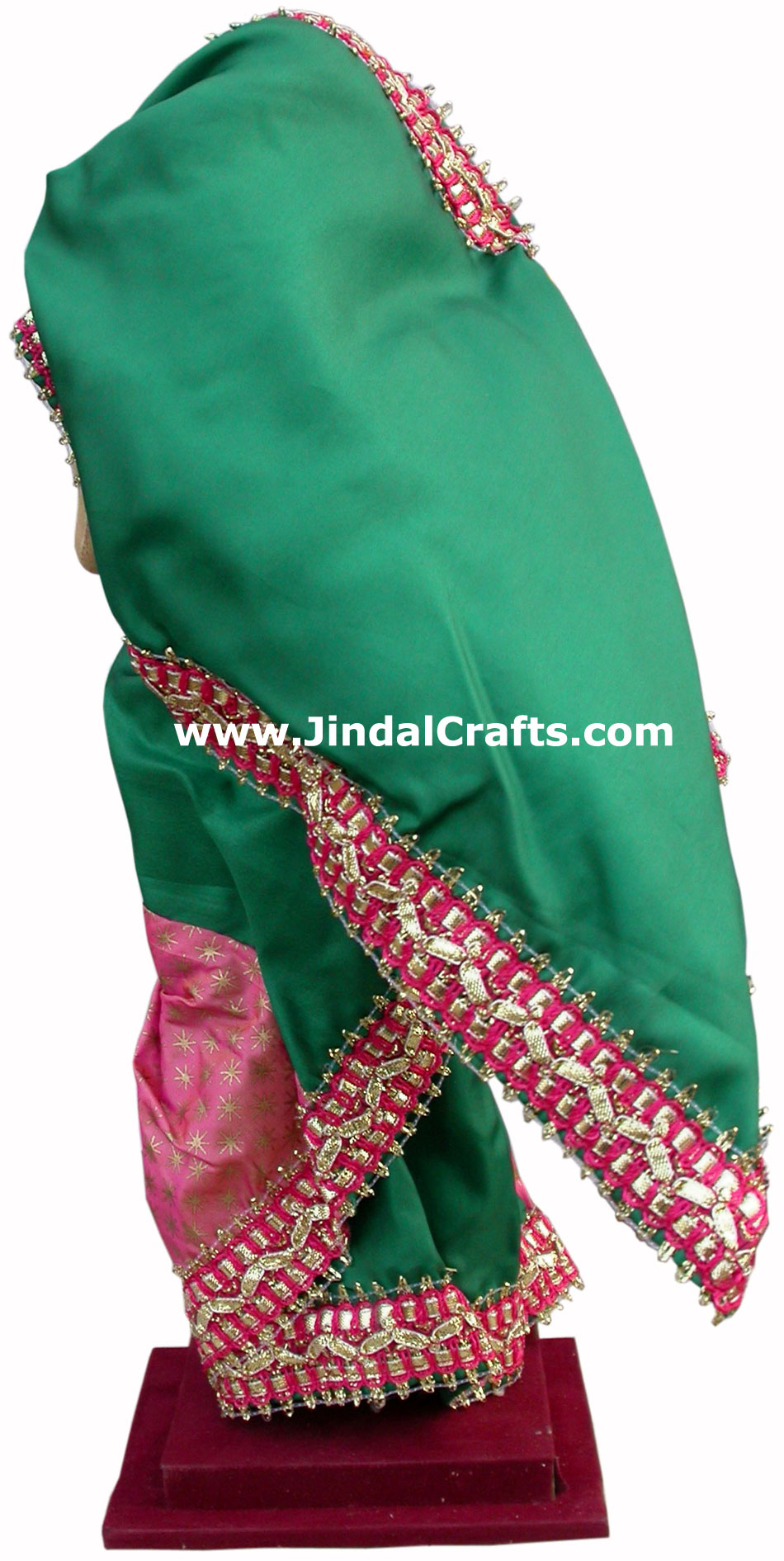 Handmade Traditional Indian Collectible Costume Doll Home Decor Artifact Figures