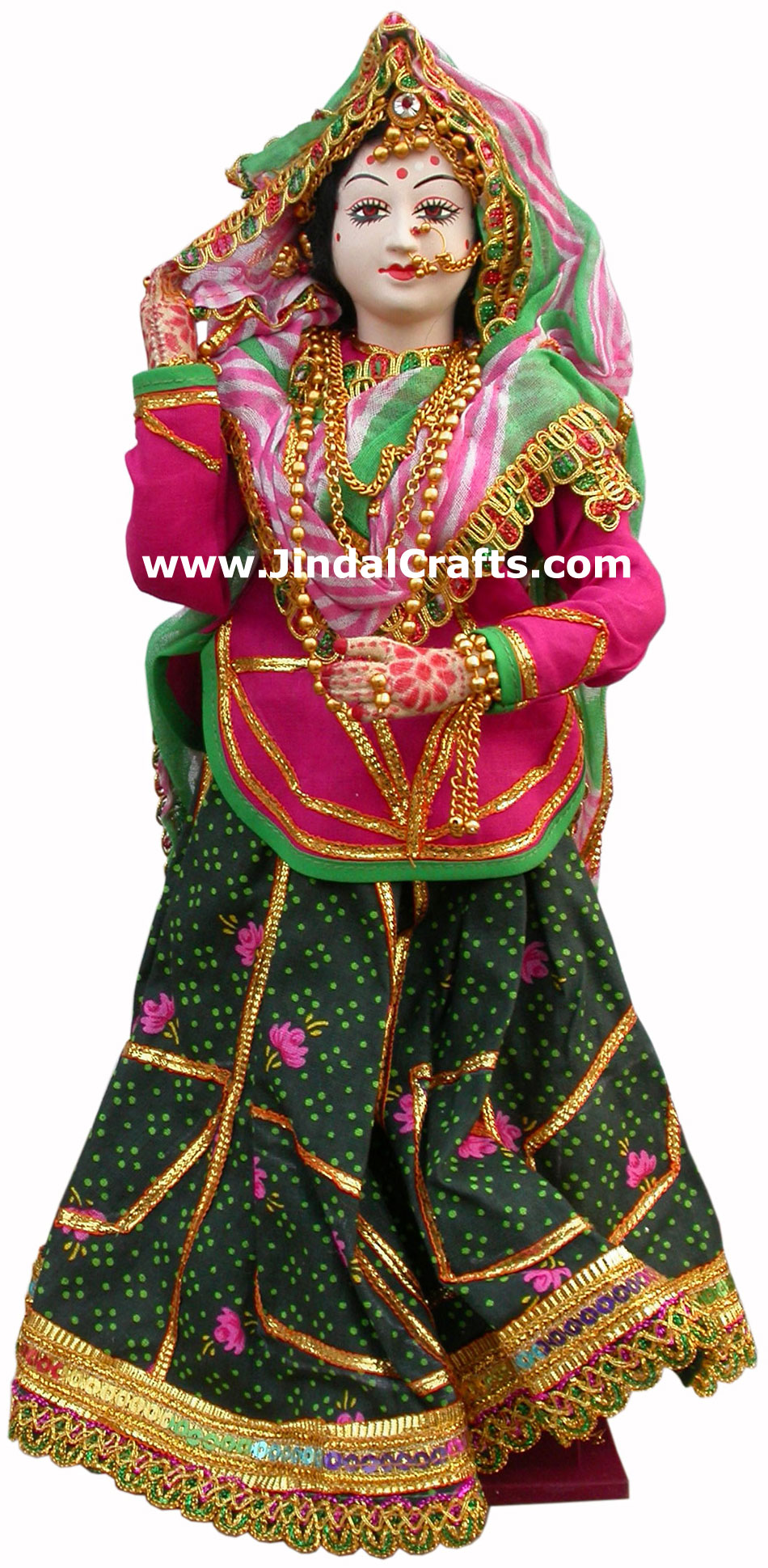Ethnic Doll - Indian Art Craft Handicraft Traditional Figure