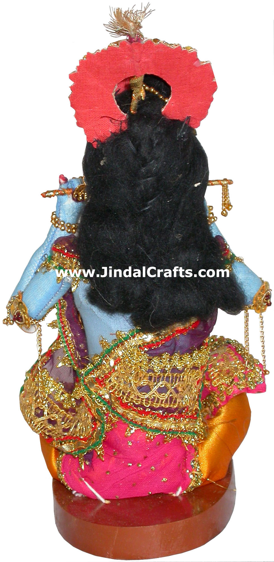 Lord Krishna Handmade Traditional Indian Collectible Costume Doll Home Decor Art