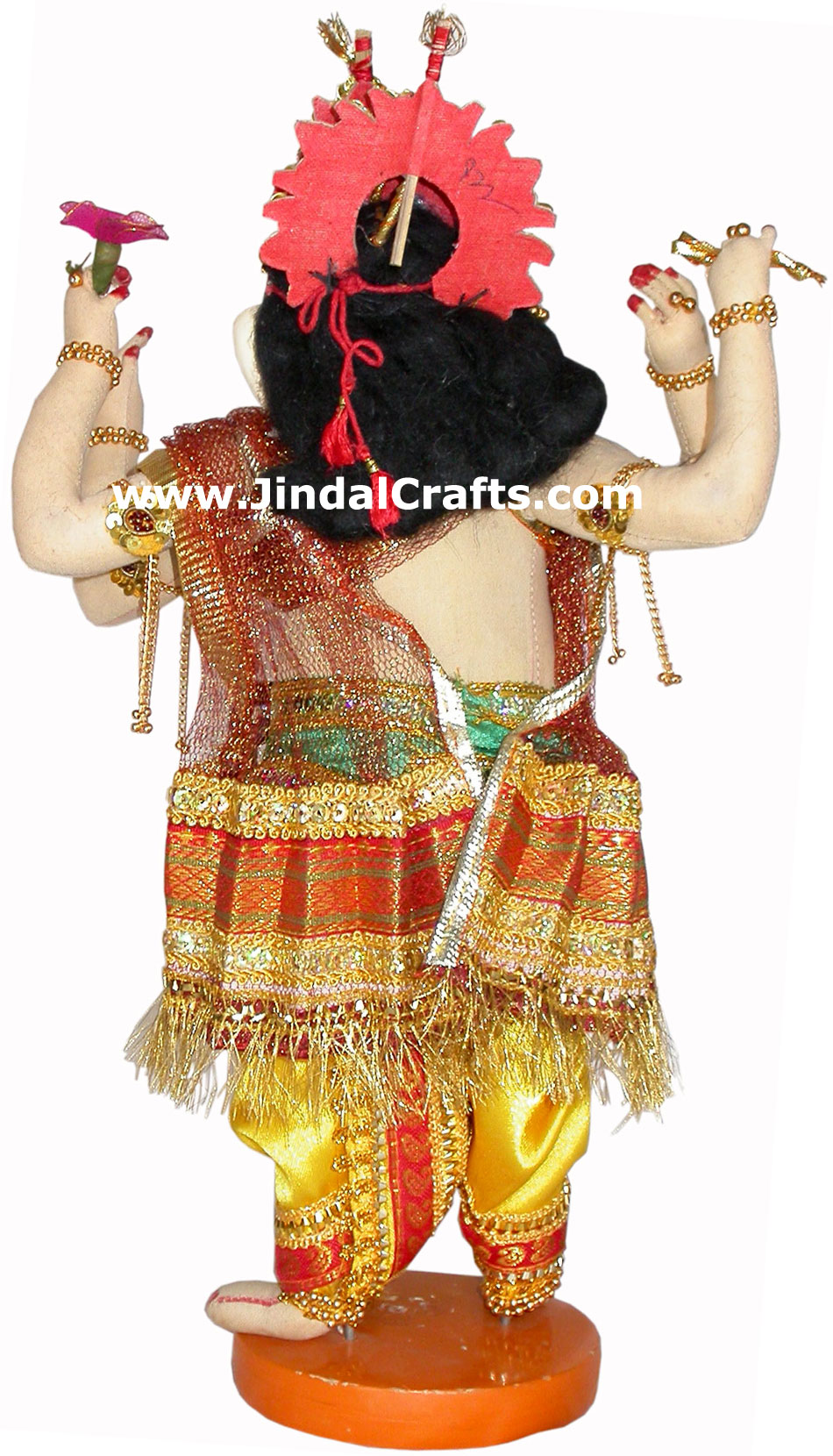 Lord Ganesha Handmade Traditional Indian Collectible Costume Doll Home Decor Art