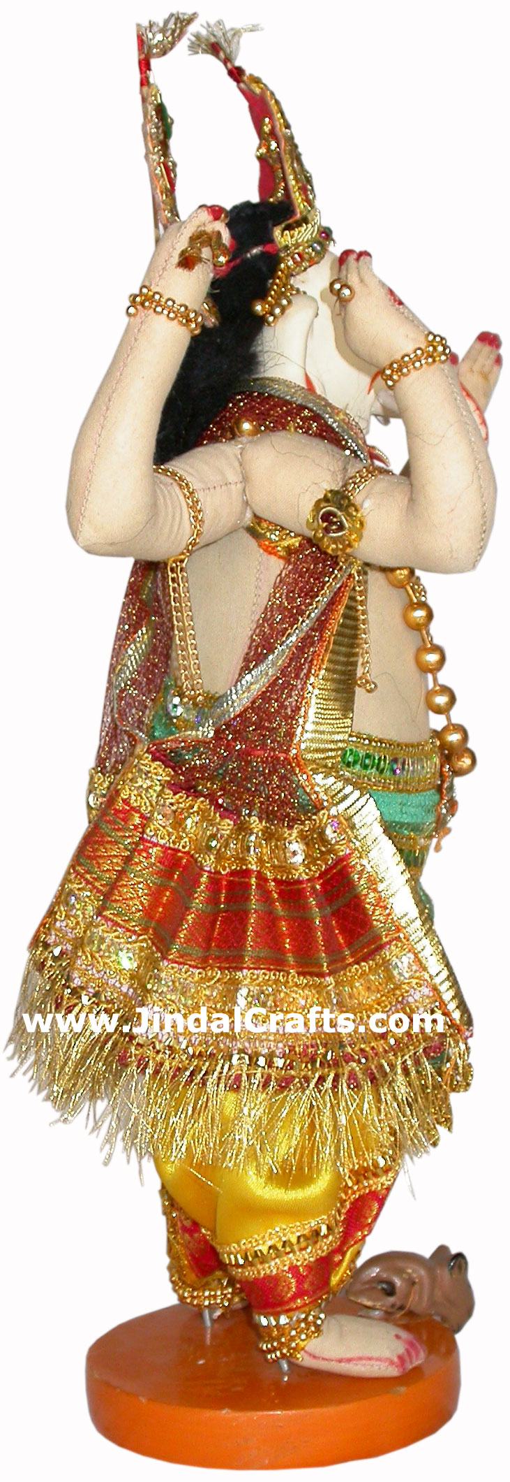 Lord Ganesha Handmade Traditional Indian Collectible Costume Doll Home Decor Art