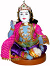 Bal Gopal Krishna Handmade Traditional Indian Collectible Costume Doll Home Art