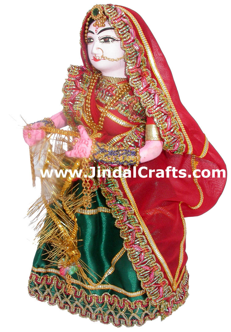 Handmade Traditional Costume Clapping Doll India