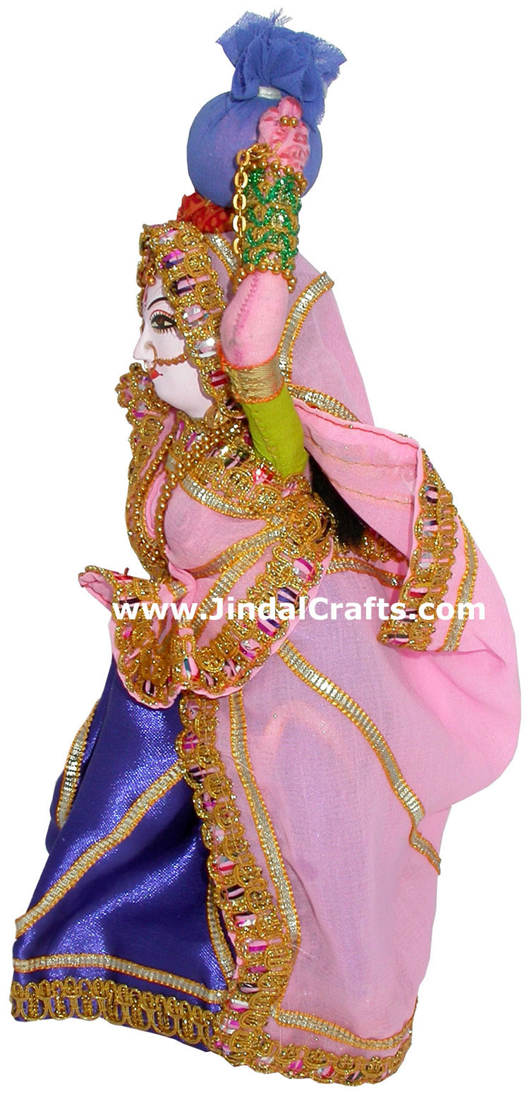 Handmade Traditional Costume Doll India - Village Lady