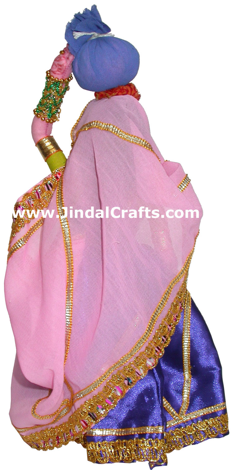 Handmade Traditional Costume Doll India - Village Lady