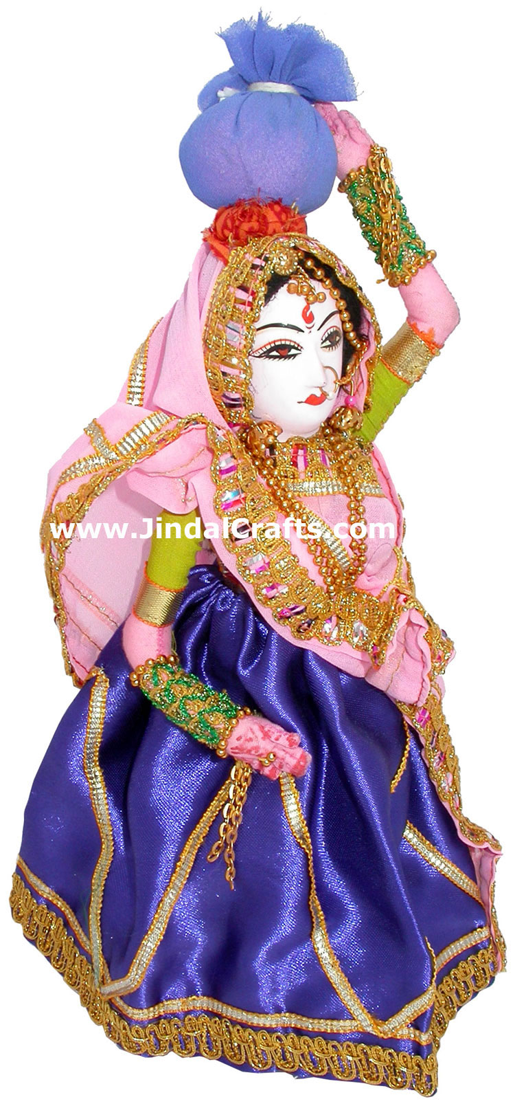 Handmade Traditional Costume Doll India - Village Lady