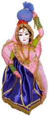 Handmade Traditional Costume Doll India - Village Lady