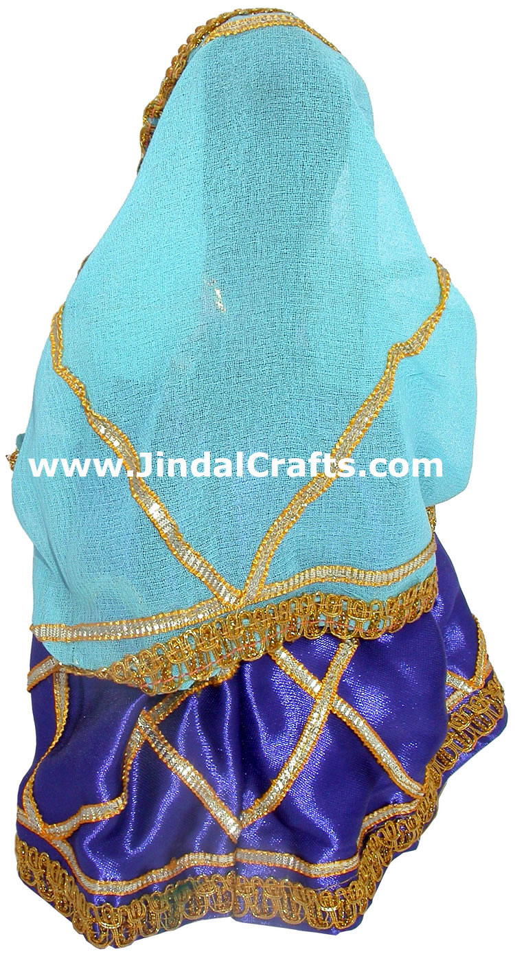 Handmade Traditional Costume Doll India Gujrati Dandiya