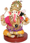 Lord Ganesha Handmade Traditional Indian Collectible Costume Doll Home Decor Art
