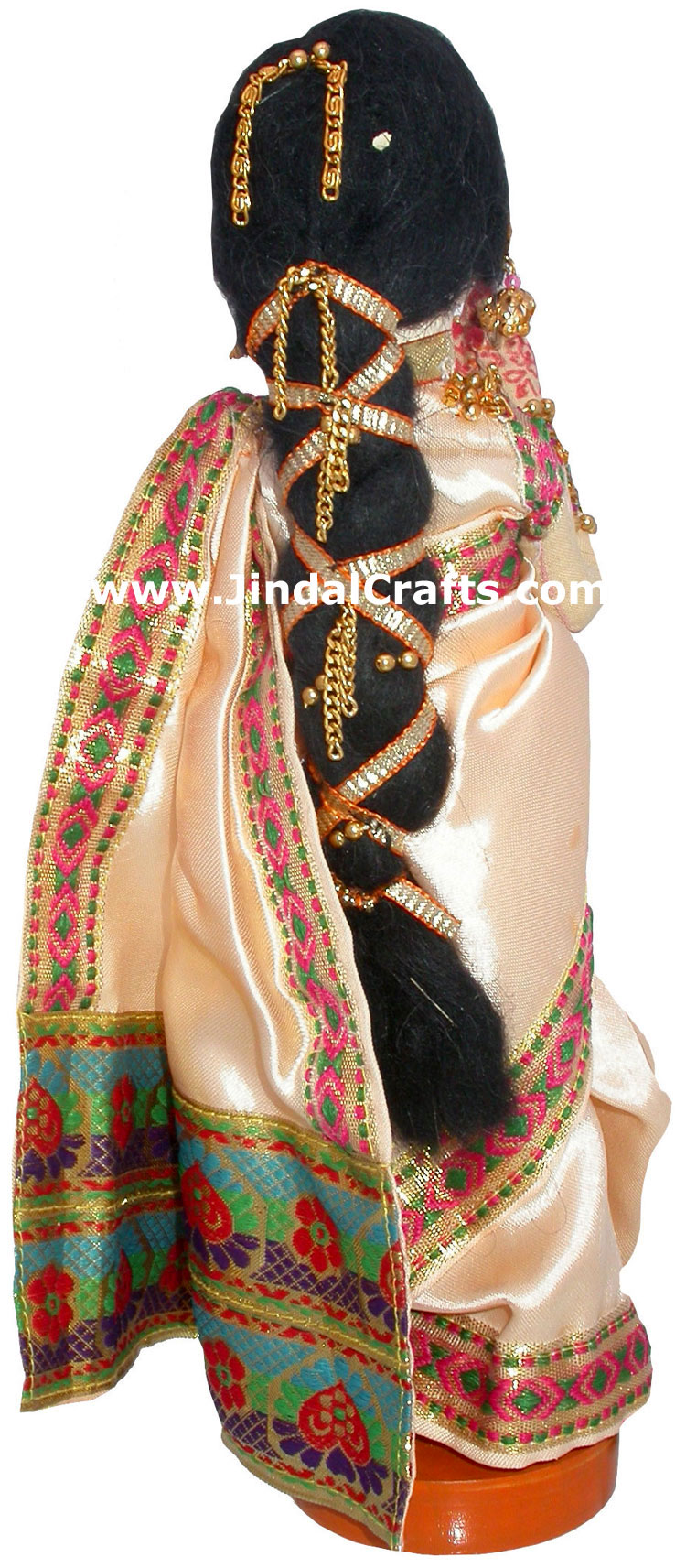 Handmade Traditional Indian Collectible Costume Doll Home Decor Artifact Figures