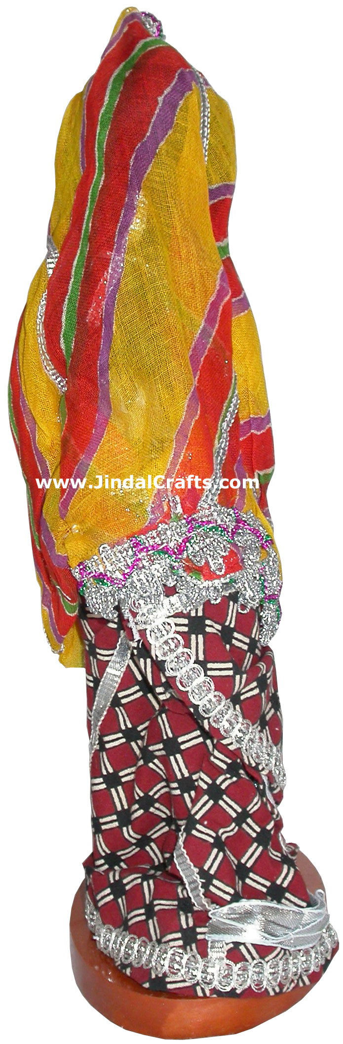 Handmade Traditional Indian Collectible Costume Doll Home Decor Artifact Figures