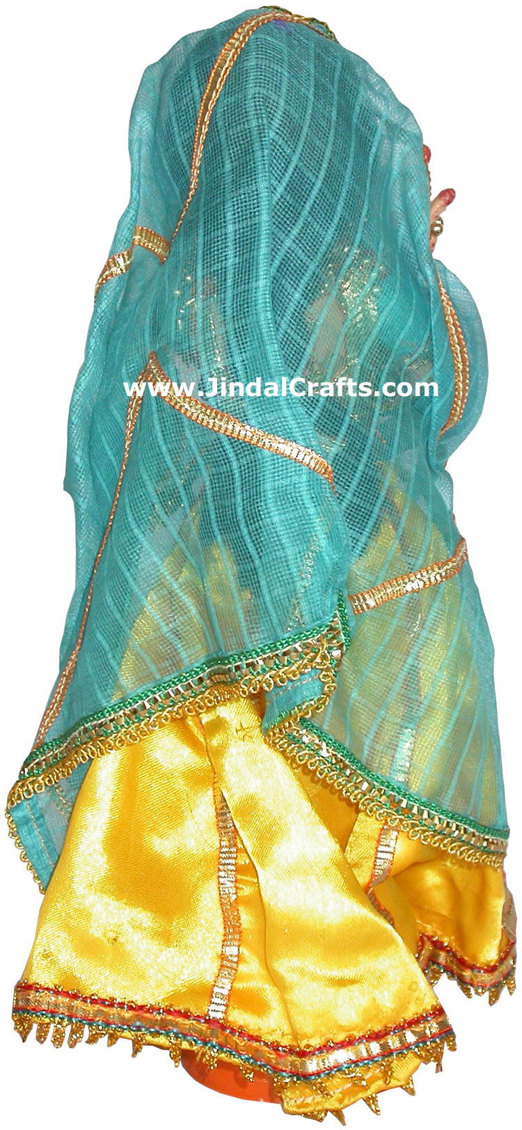 Handmade Traditional Indian Collectible Costume Doll Home Decor Artifact Figures