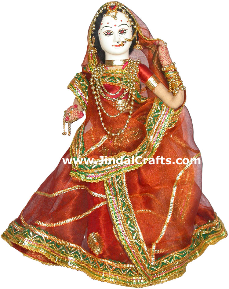 Ethnic Doll - Indian Art Craft Handicraft Traditional Figure