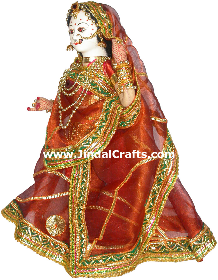 Ethnic Doll - Indian Art Craft Handicraft Traditional Figure