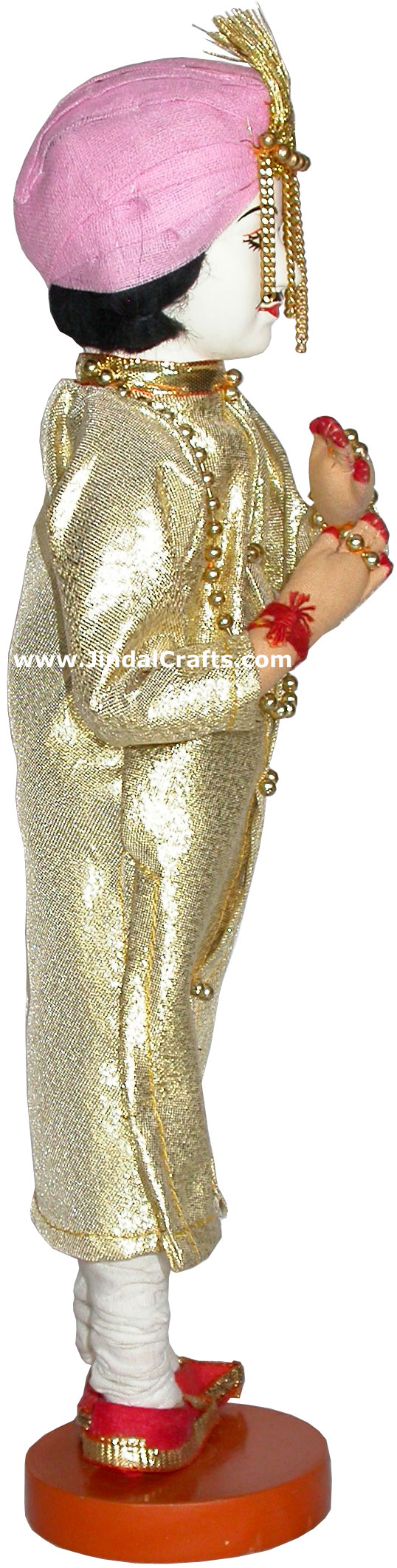 Handmade Traditional Indian Collectible Costume Doll Home Decor Artifact Figure