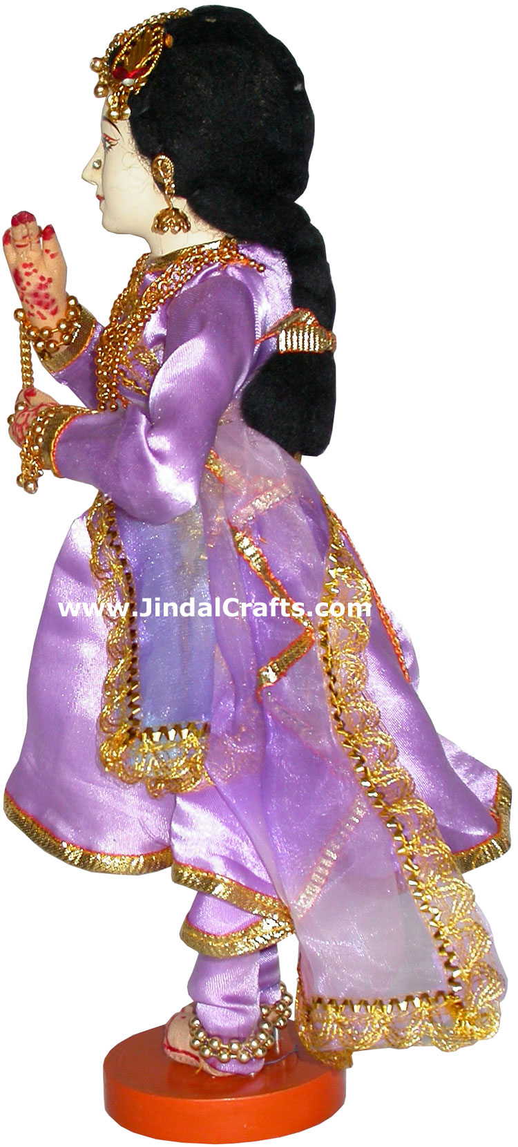 Handmade Traditional Indian Collectible Costume Doll Home Decor Artifact Figures