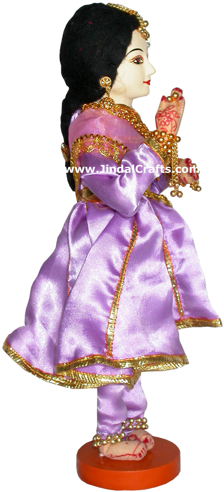 Handmade Traditional Indian Collectible Costume Doll Home Decor Artifact Figures