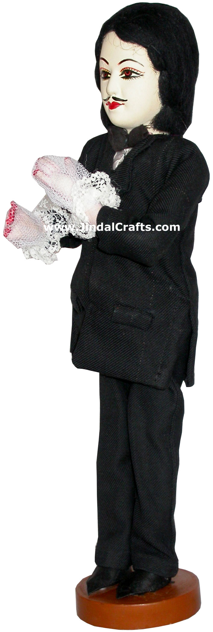 Handmade Traditional Indian Collectible Costume Doll Home Decor Artifact Figures