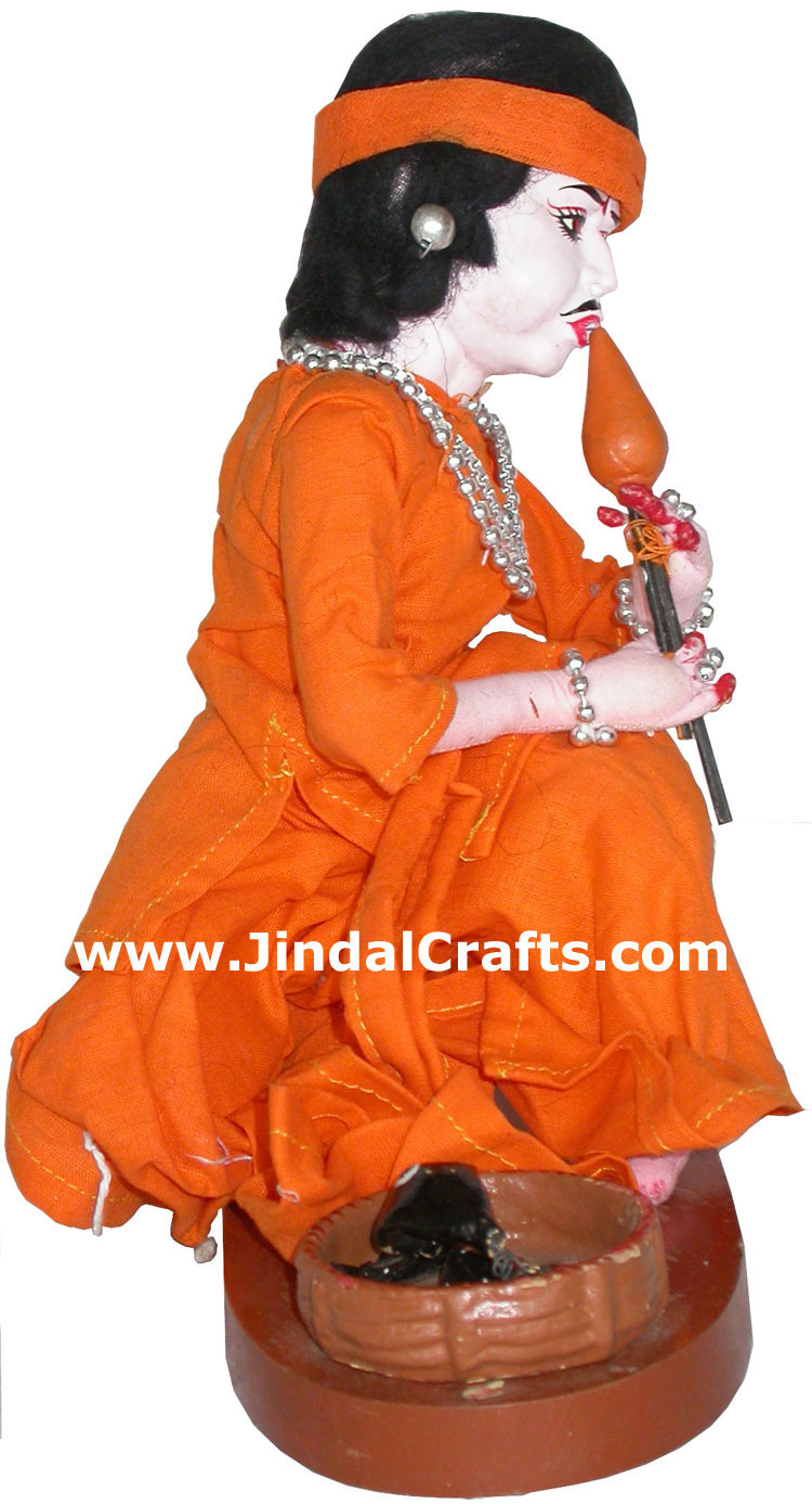 Handmade Traditional Indian Collectible Costume Doll Home Decor Artifact Figures