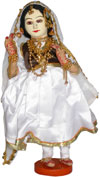 Handmade Traditional Indian Collectible Costume Doll Home Decor Artifact Figures