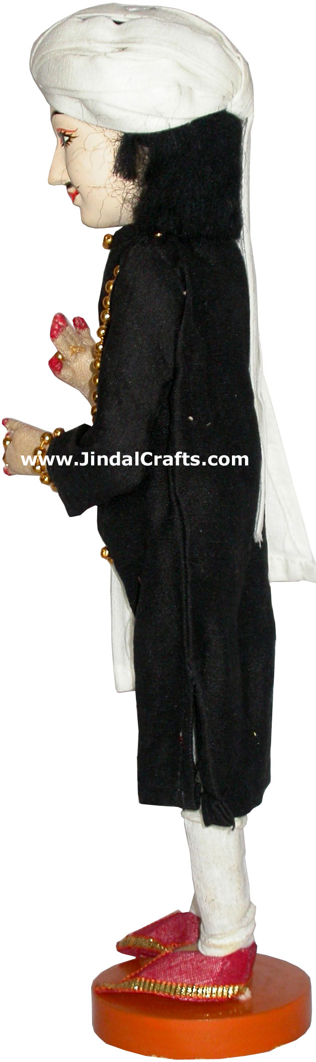 Handmade Traditional Indian Collectible Costume Doll Home Decor Artifact Figures