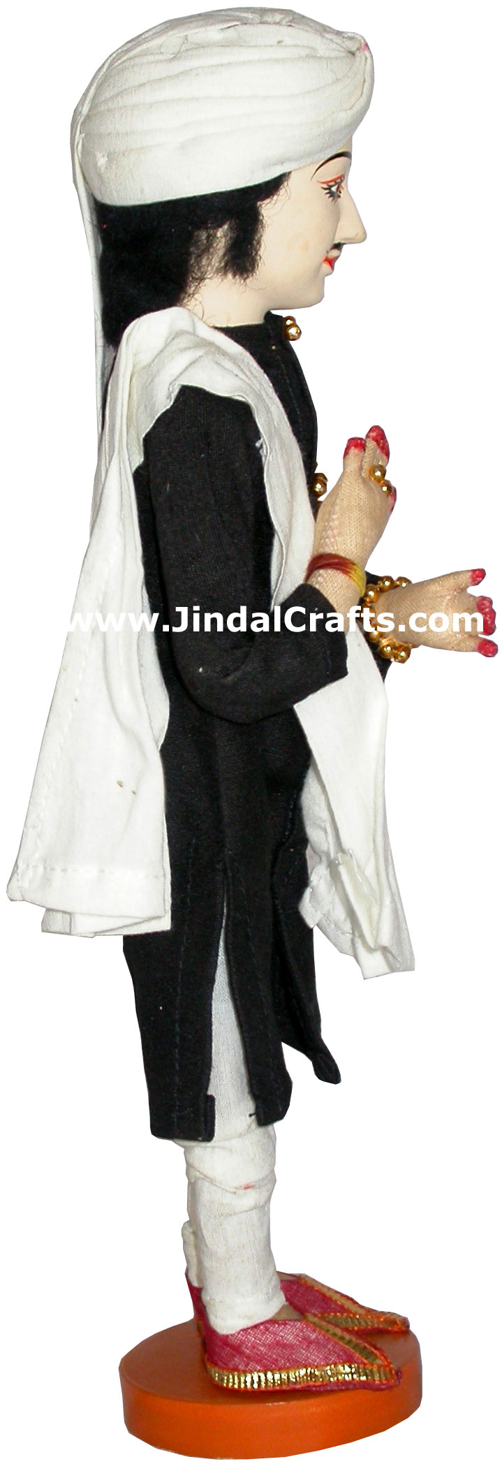 Handmade Traditional Indian Collectible Costume Doll Home Decor Artifact Figures