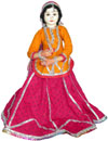 Handmade Traditional Indian Collectible Costume Doll Home Decor Artifact Figures