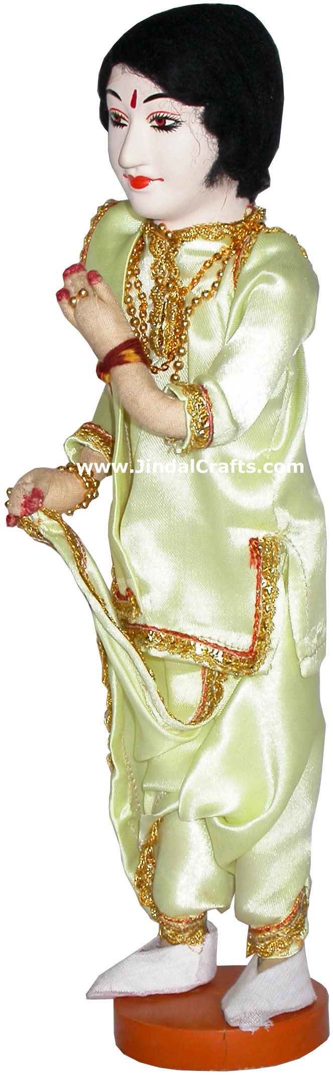 Handmade Traditional Indian Collectible Costume Doll Home Decor Artifact Figures