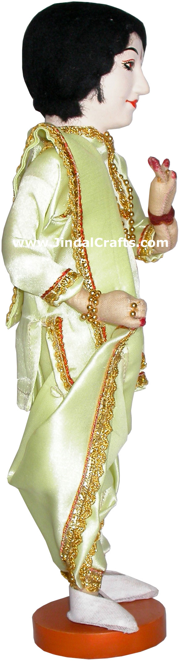 Handmade Traditional Indian Collectible Costume Doll Home Decor Artifact Figures