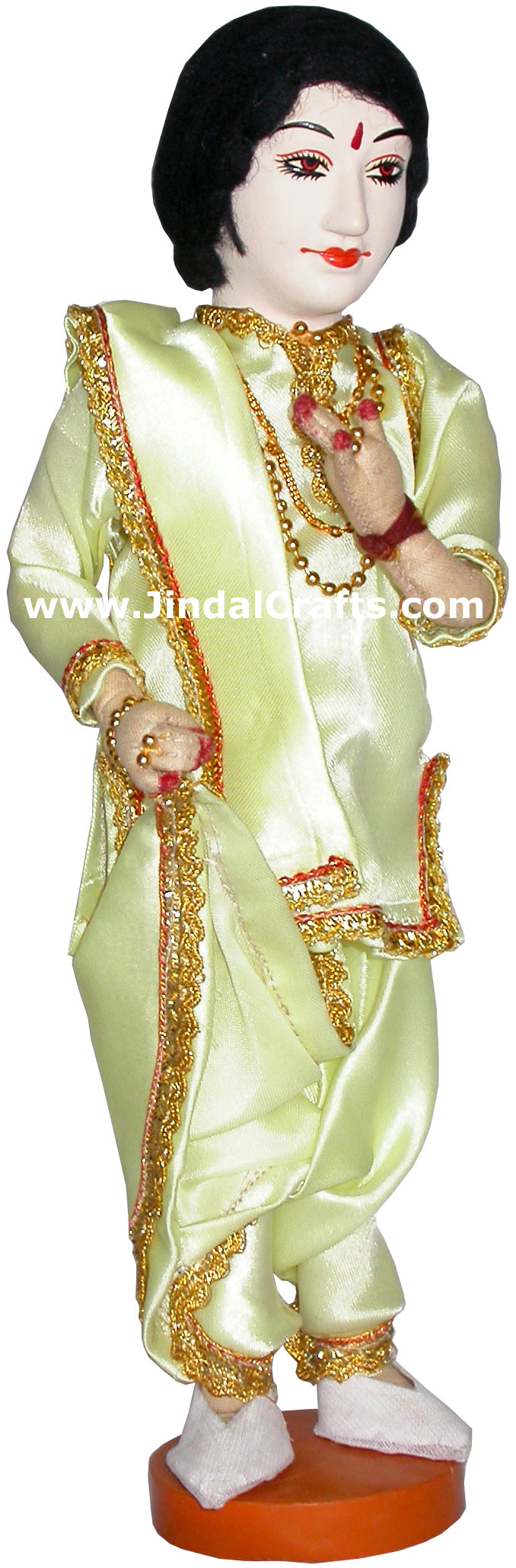 Handmade Traditional Indian Collectible Costume Doll Home Decor Artifact Figures